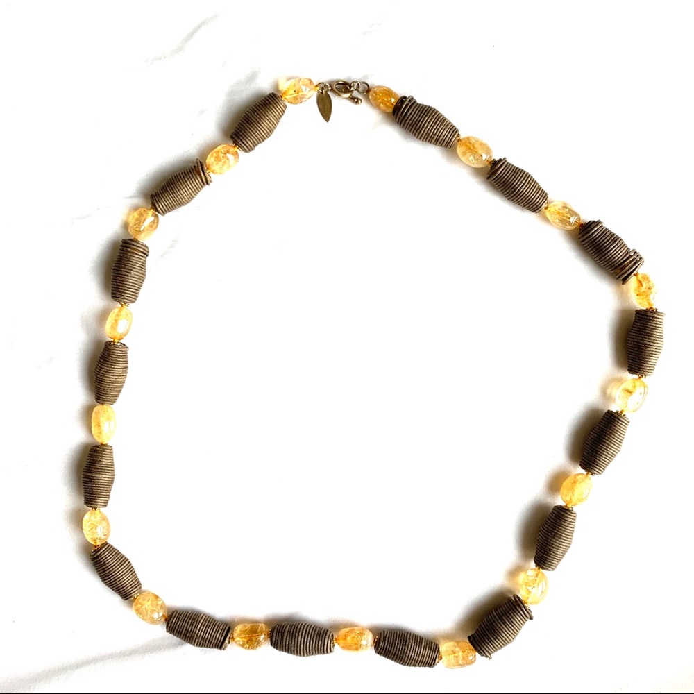 FREE Add-On: Bead and Rope Amber Necklace